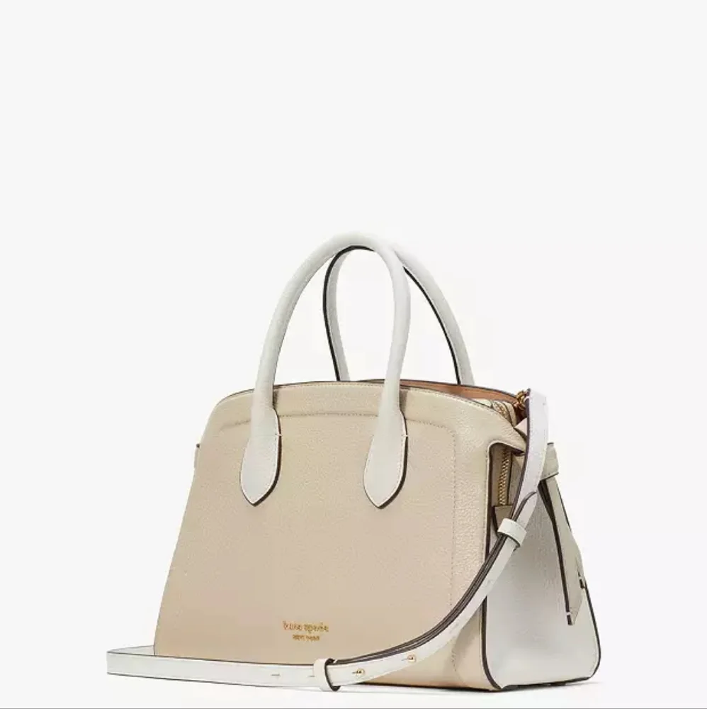 SALE🎉HOST PICK 🎉 KATE SPADE Knott Color blocked Medium Zip Top Satchel - Picture 6 of 15